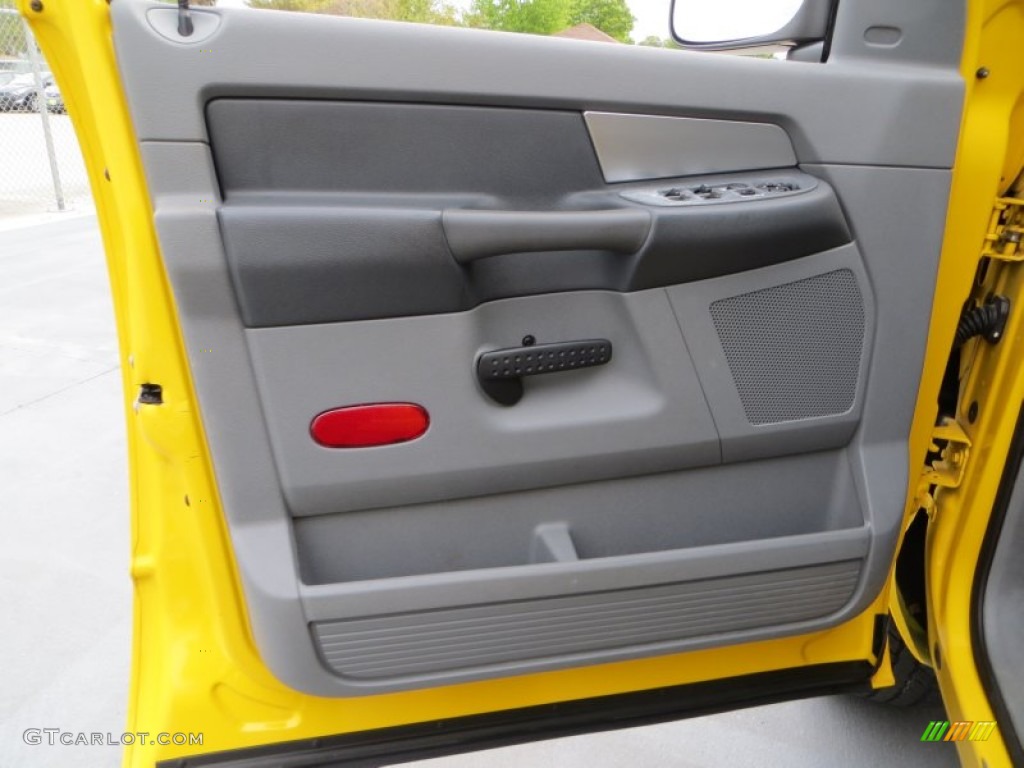 2008 Ram 1500 Lone Star Edition Quad Cab 4x4 - Detonator Yellow / Medium Slate Gray photo #34