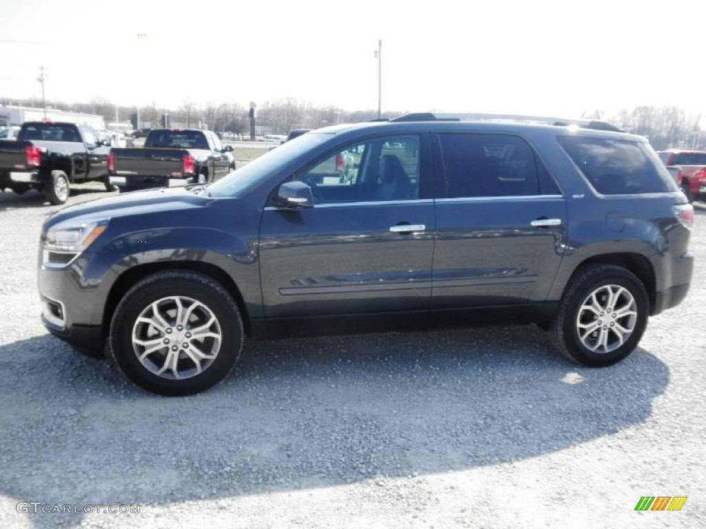 2013 Acadia SLT - Cyber Gray Metallic / Ebony photo #4