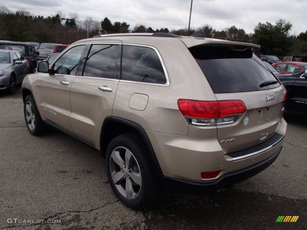 2014 Grand Cherokee Limited 4x4 - Cashmere Pearl / New Zealand Black/Light Frost photo #8