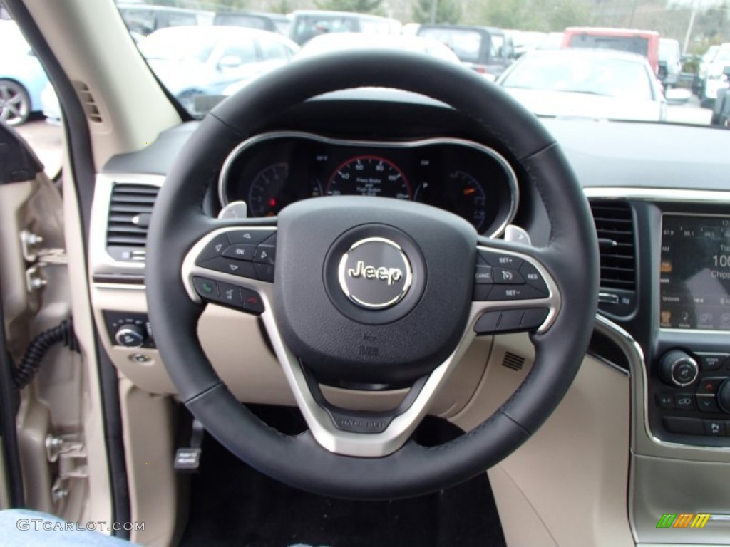 2014 Grand Cherokee Limited 4x4 - Cashmere Pearl / New Zealand Black/Light Frost photo #19