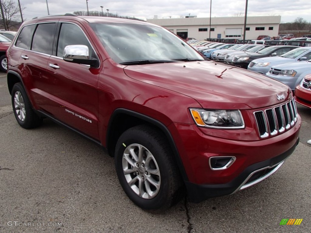 2014 Grand Cherokee Limited 4x4 - Deep Cherry Red Crystal Pearl / New Zealand Black/Light Frost photo #4