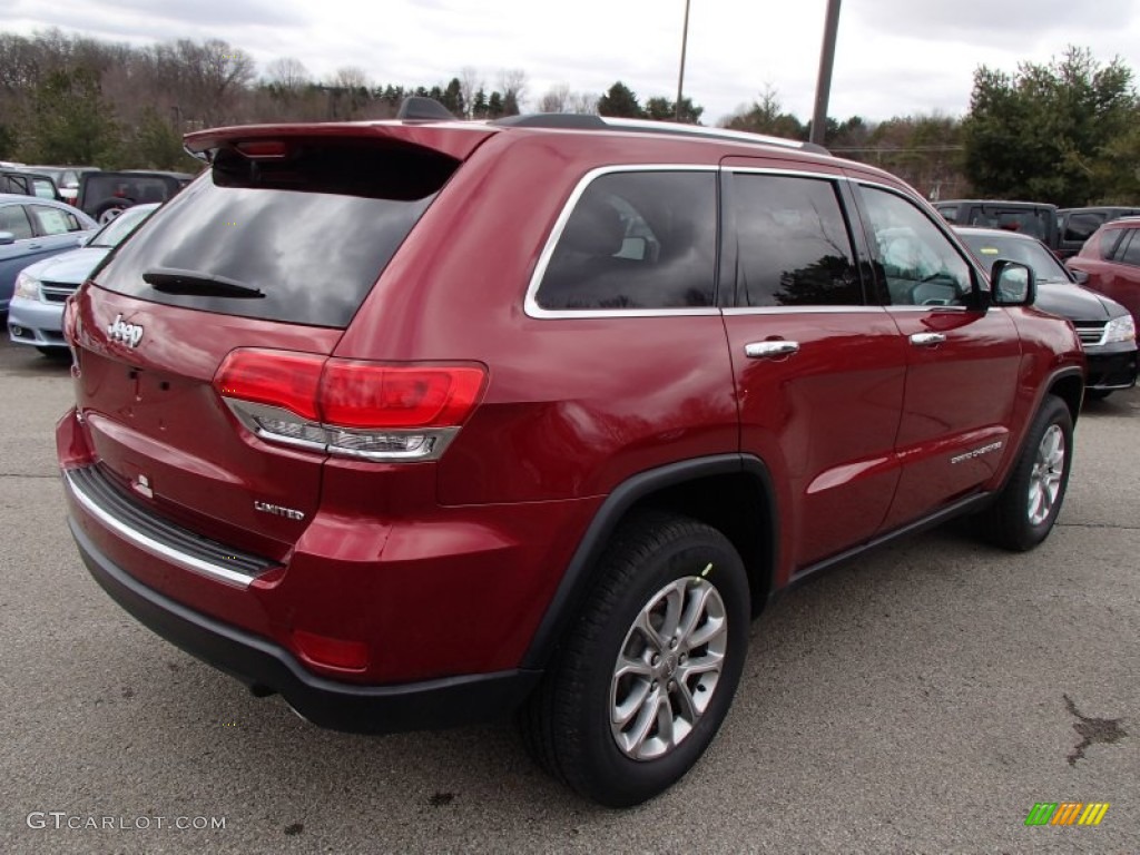 2014 Grand Cherokee Limited 4x4 - Deep Cherry Red Crystal Pearl / New Zealand Black/Light Frost photo #6