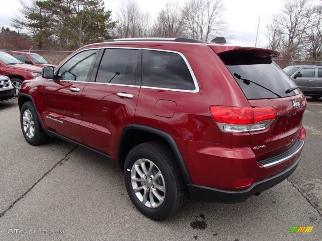 2014 Grand Cherokee Limited 4x4 - Deep Cherry Red Crystal Pearl / New Zealand Black/Light Frost photo #8