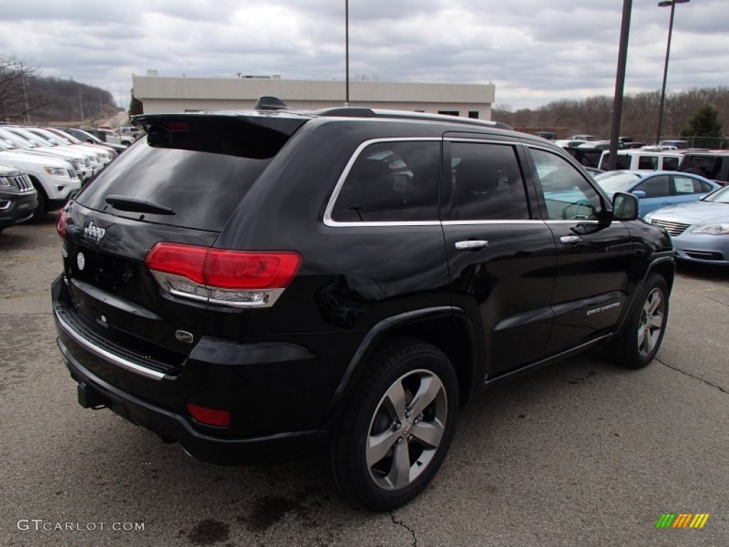 2014 Grand Cherokee Overland 4x4 - Black Forest Green Pearl / Overland Nepal Jeep Brown Light Frost photo #6