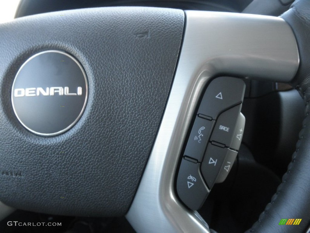 2013 Yukon XL Denali AWD - White Diamond Tricoat / Ebony photo #14