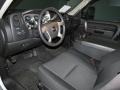 Ebony 2012 GMC Sierra 2500HD SLE Crew Cab Interior Color