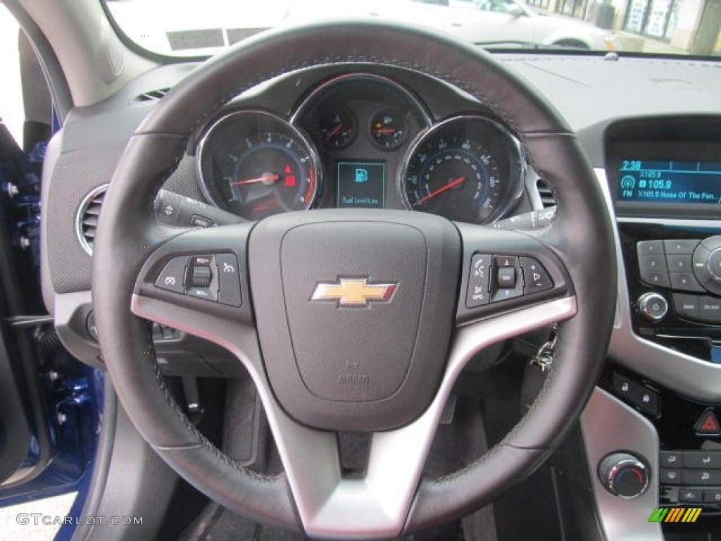 2012 Chevrolet Cruze LT/RS Jet Black Steering Wheel Photo #79028528