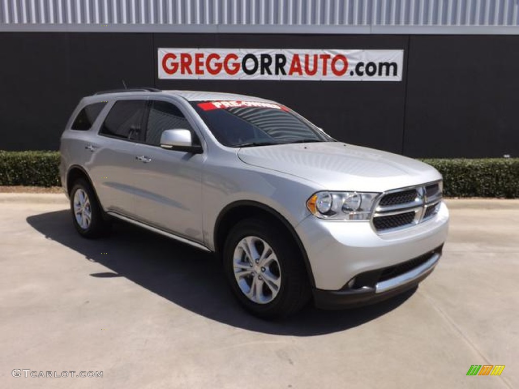 2013 Durango Crew - Bright Silver Metallic / Black photo #1