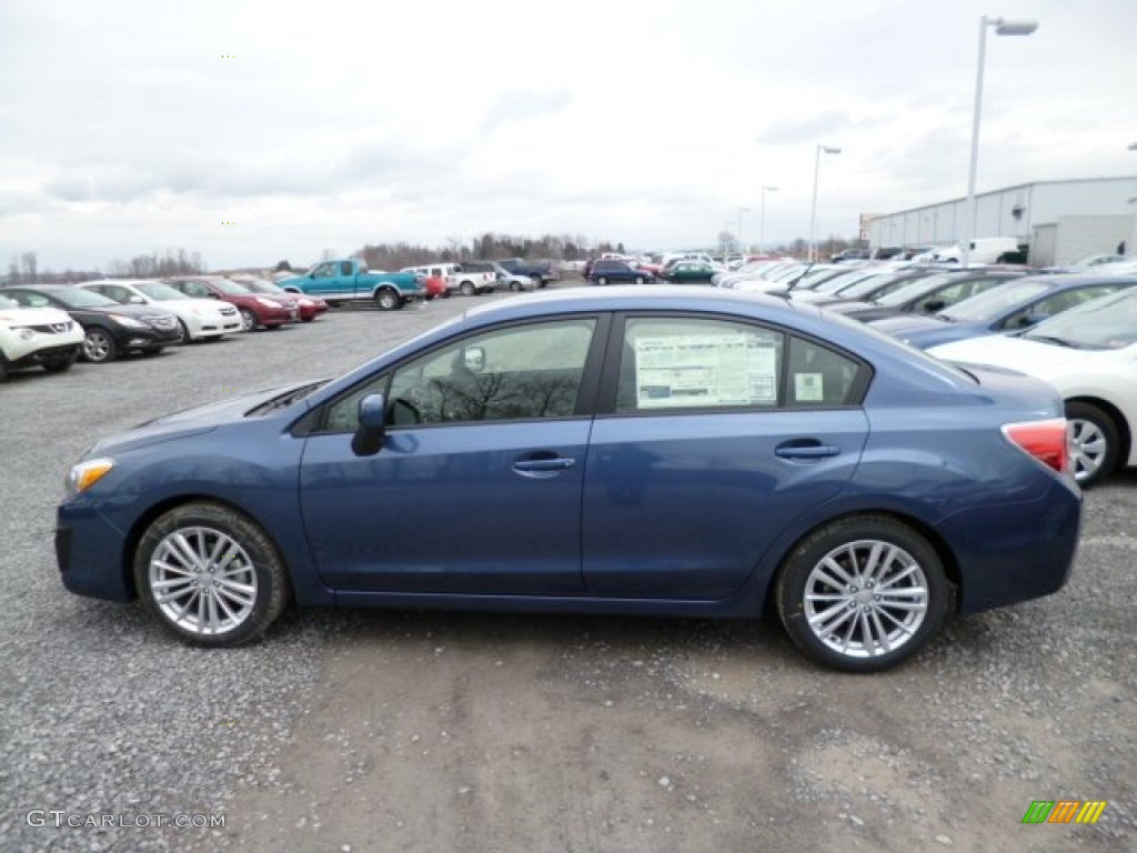 Marine Blue Pearl 2013 Subaru Impreza 2.0i Premium 4 Door Exterior Photo #79028860