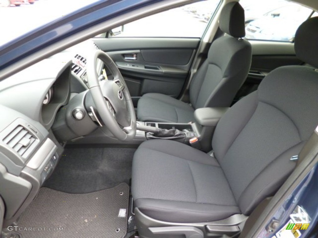 Black Interior 2013 Subaru Impreza 2.0i Premium 4 Door Photo #79029086