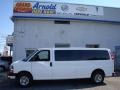 2008 Summit White Chevrolet Express EXT LS 3500 Passenger Van  photo #2