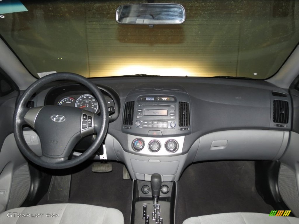 2010 Elantra GLS - Liquid Silver / Gray photo #14