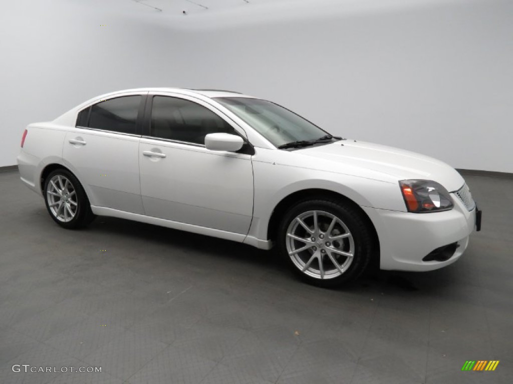 2011 Galant SE - White Pearl / Gray Sport photo #3