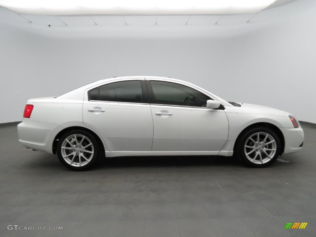 2011 Galant SE - White Pearl / Gray Sport photo #4