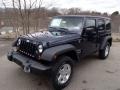 2013 True Blue Pearl Jeep Wrangler Unlimited Sport 4x4  photo #2