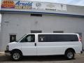 Summit White - Express EXT LS 3500 Passenger Van Photo No. 3