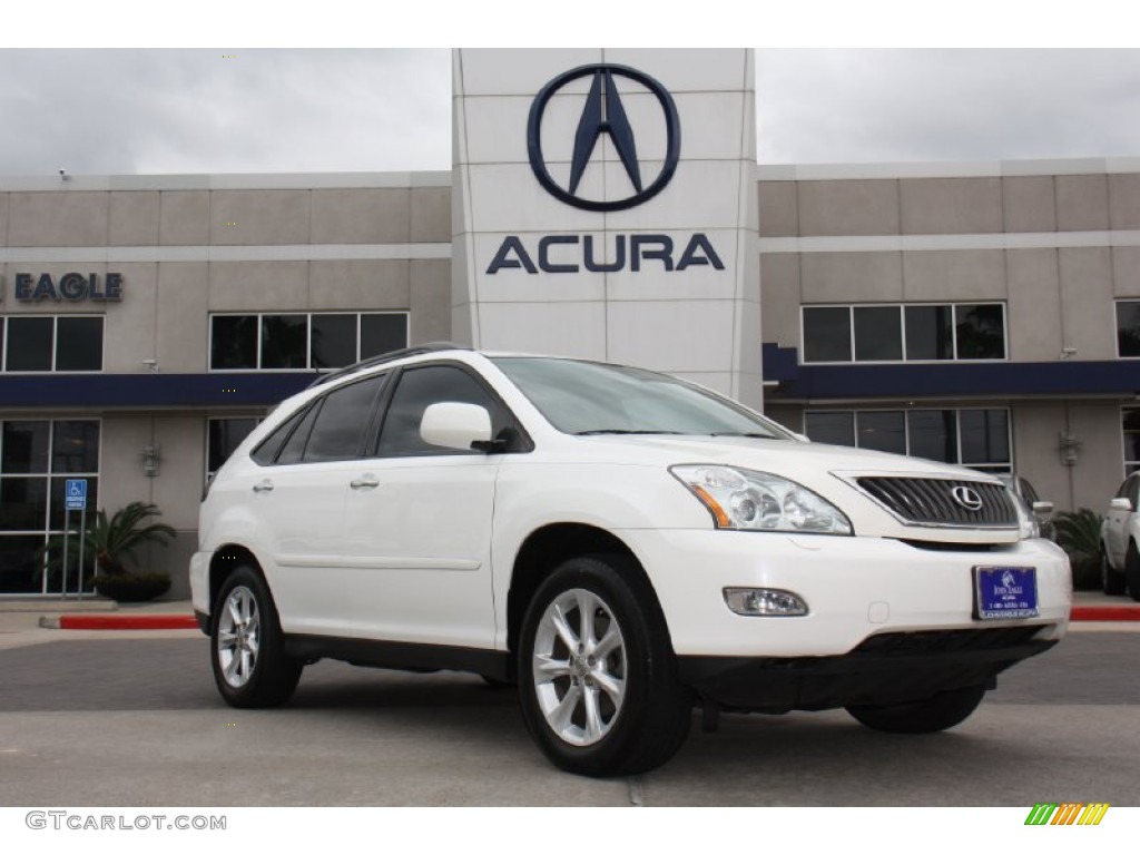 2008 RX 350 - Crystal White / Light Gray photo #1