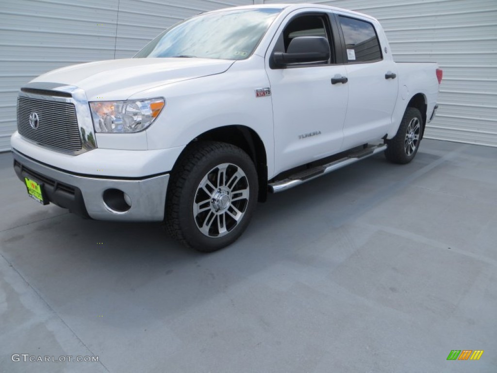 2013 Tundra Texas Edition Double Cab - Super White / Graphite photo #9