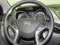 2013 Hyundai Elantra Gray Interior Steering Wheel Photo