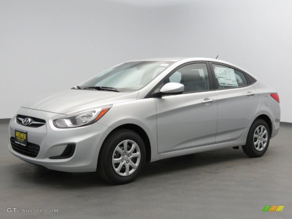 2013 Accent GLS 4 Door - Ironman Silver / Gray photo #1