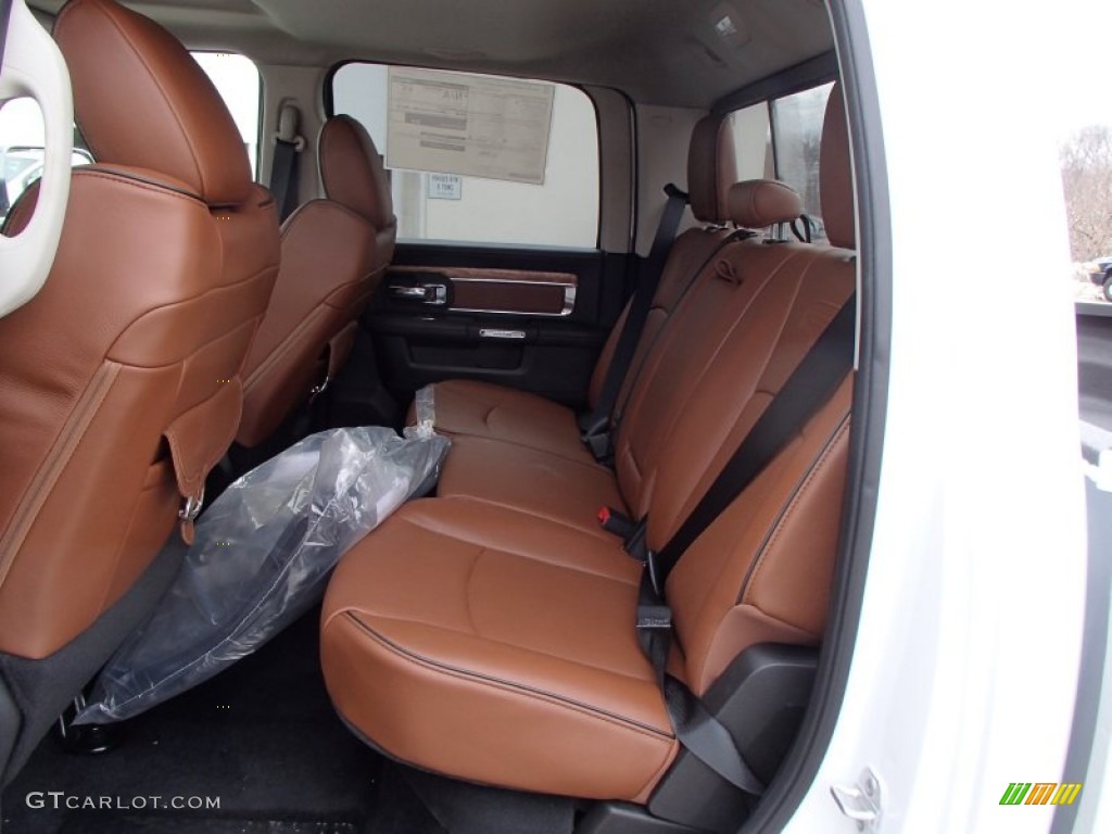Black/Cattle Tan Interior 2013 Ram 2500 Laramie Longhorn Crew Cab 4x4 Photo #79031176