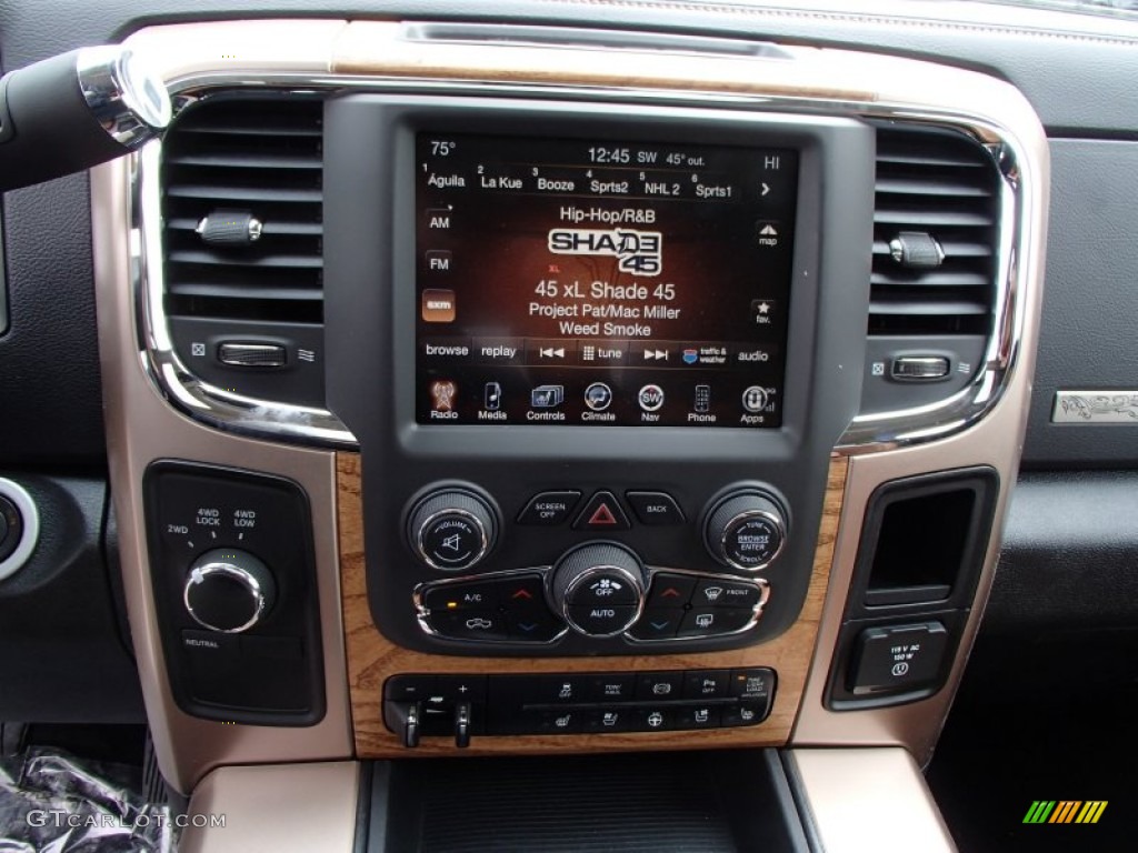 2013 2500 Laramie Longhorn Crew Cab 4x4 - Bright White / Black/Cattle Tan photo #16