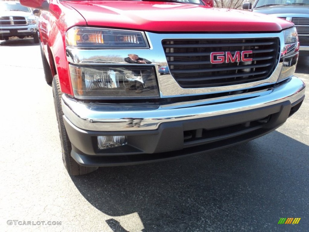 2012 Canyon SLE Crew Cab 4x4 - Fire Red / Ebony photo #19