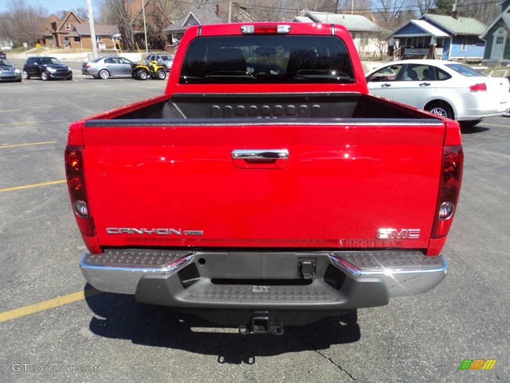 2012 Canyon SLE Crew Cab 4x4 - Fire Red / Ebony photo #21