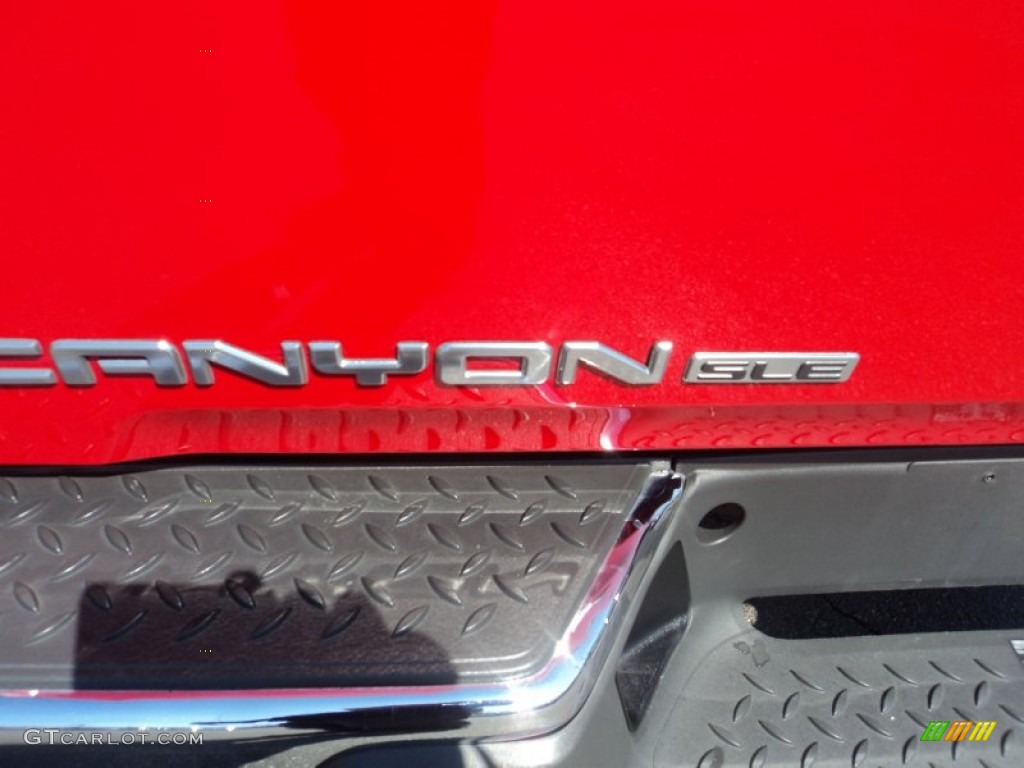 2012 Canyon SLE Crew Cab 4x4 - Fire Red / Ebony photo #23