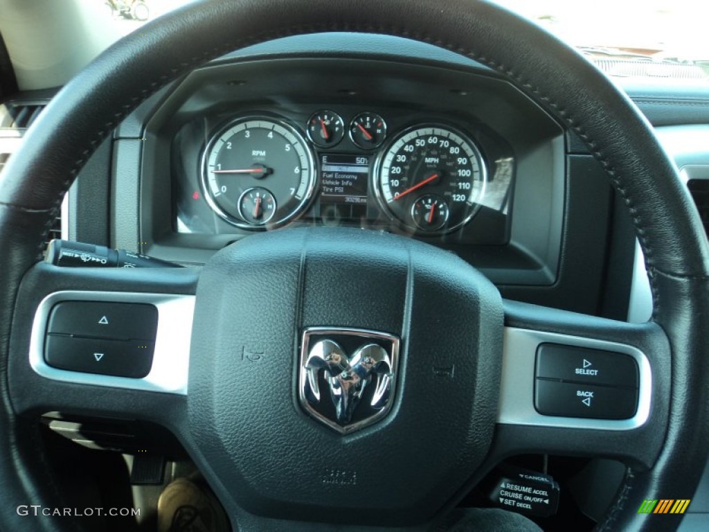 2010 Ram 1500 Sport Crew Cab 4x4 - Mango Tango Pearl / Dark Slate Gray photo #4