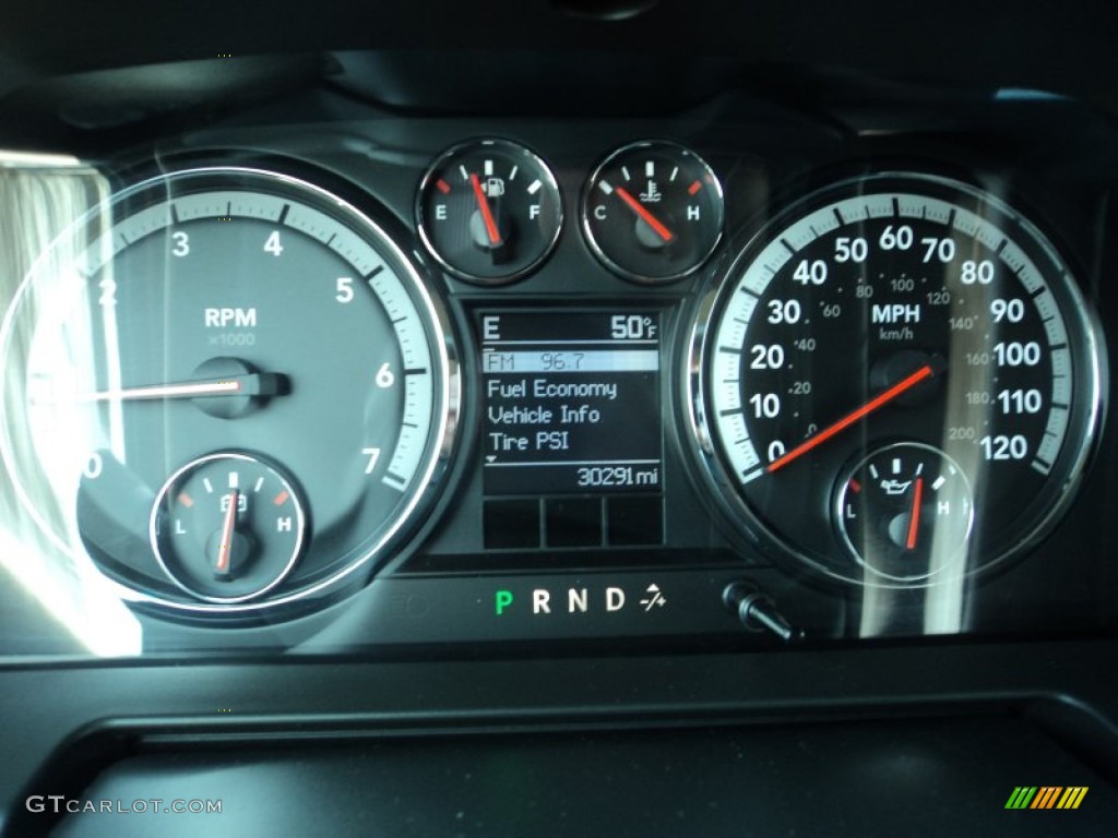 2010 Ram 1500 Sport Crew Cab 4x4 - Mango Tango Pearl / Dark Slate Gray photo #5