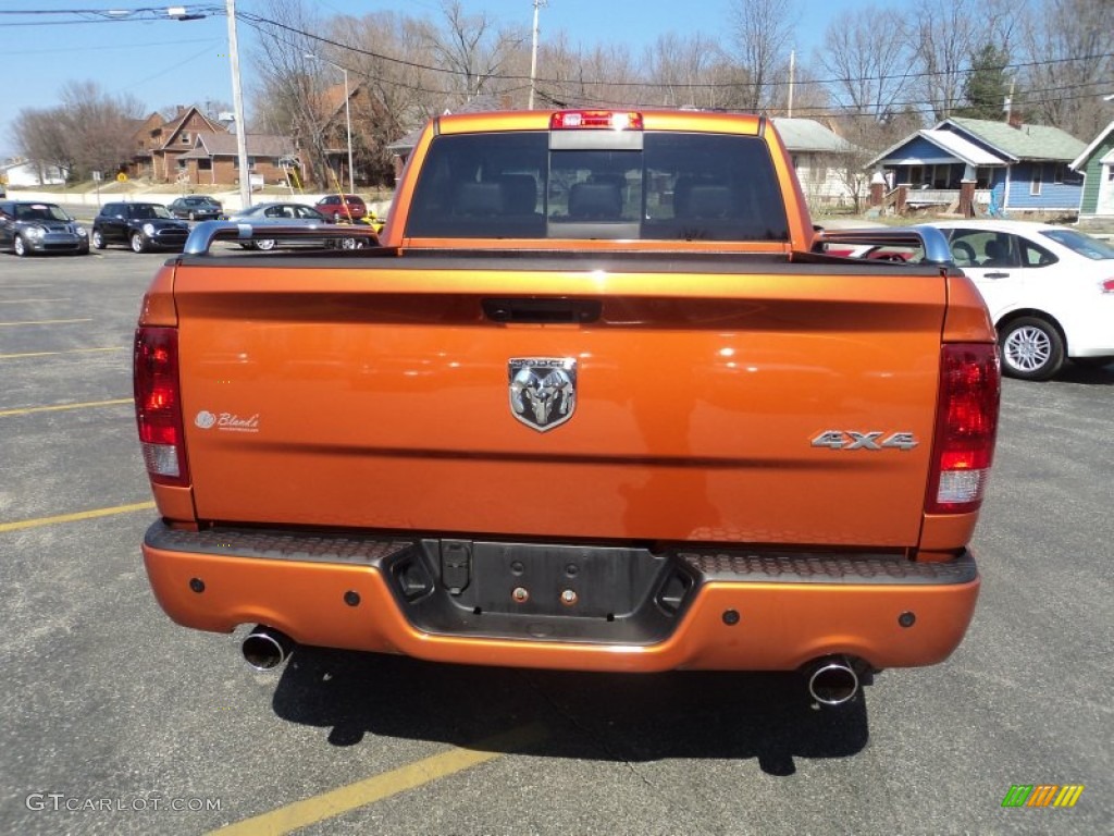 2010 Ram 1500 Sport Crew Cab 4x4 - Mango Tango Pearl / Dark Slate Gray photo #25
