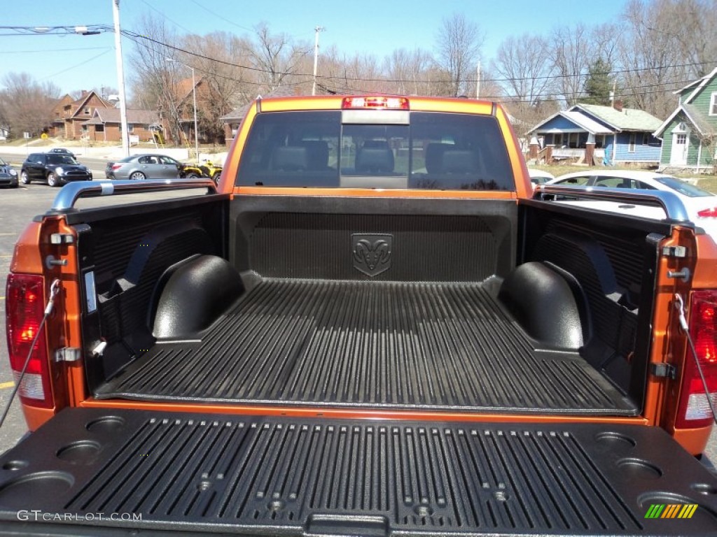 2010 Ram 1500 Sport Crew Cab 4x4 - Mango Tango Pearl / Dark Slate Gray photo #29