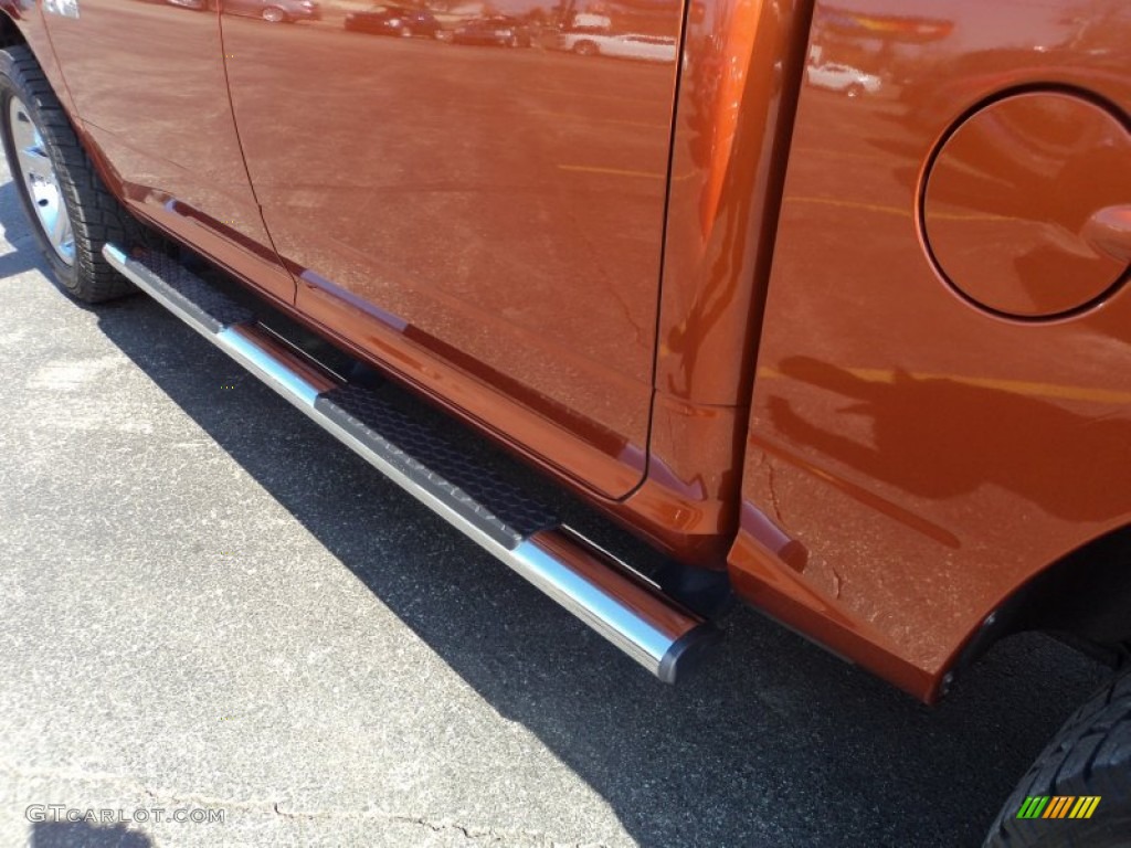 2010 Ram 1500 Sport Crew Cab 4x4 - Mango Tango Pearl / Dark Slate Gray photo #32