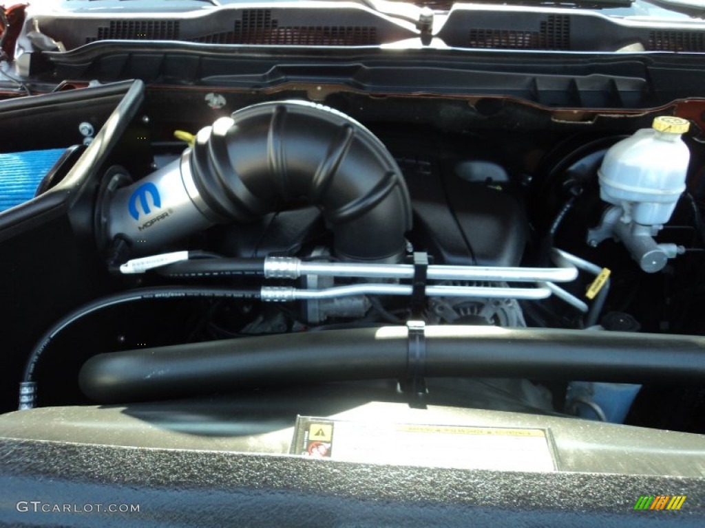 2010 Ram 1500 Sport Crew Cab 4x4 - Mango Tango Pearl / Dark Slate Gray photo #35