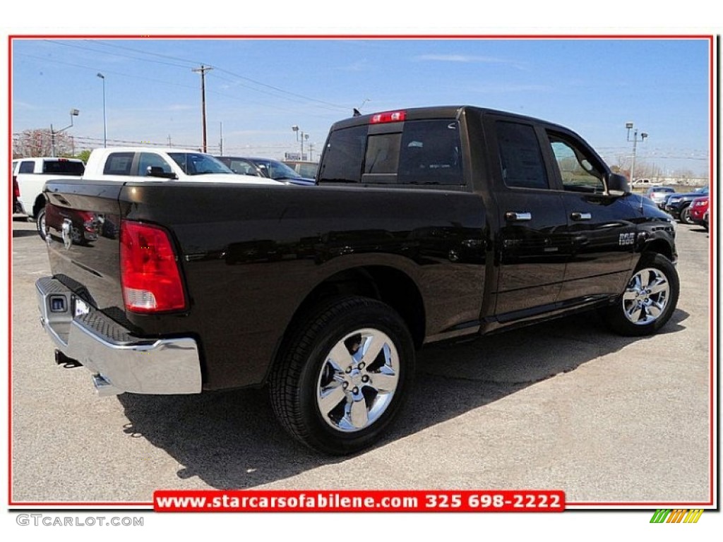 2013 1500 SLT Quad Cab - Black Gold Pearl / Canyon Brown/Light Frost Beige photo #7