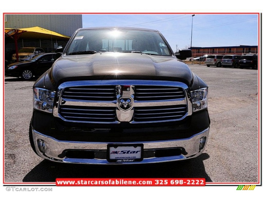 2013 1500 SLT Quad Cab - Black Gold Pearl / Canyon Brown/Light Frost Beige photo #11