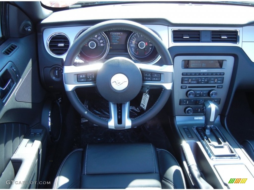 2014 Mustang V6 Premium Convertible - Ruby Red / Charcoal Black photo #8