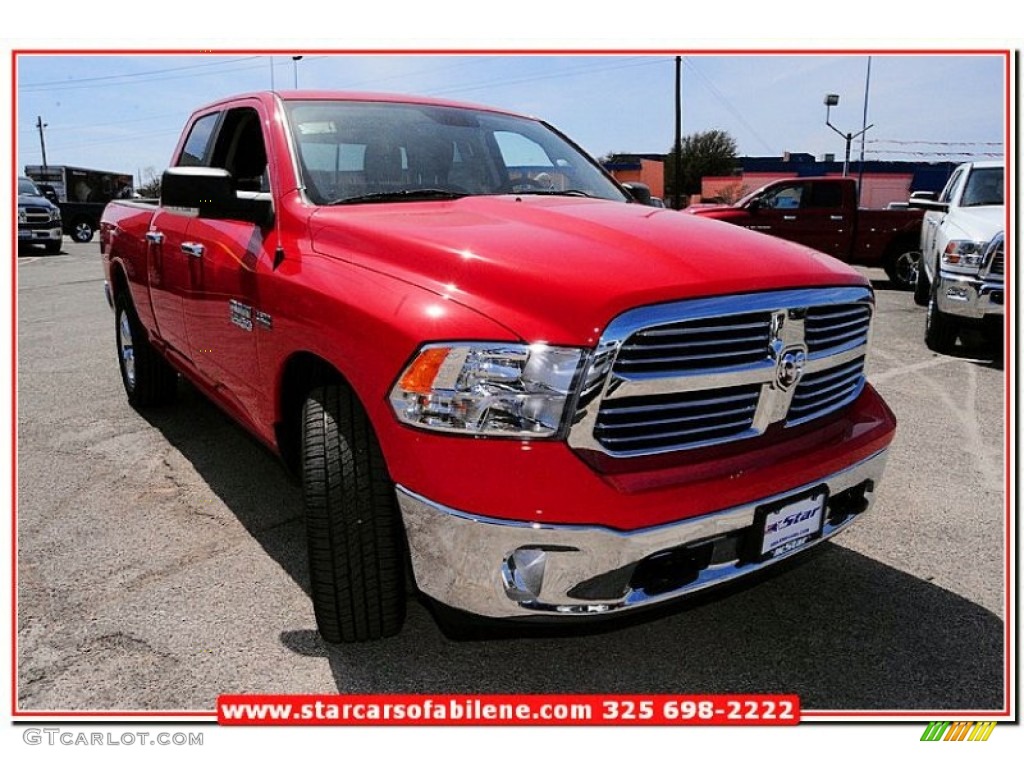 2013 1500 Lone Star Quad Cab 4x4 - Flame Red / Canyon Brown/Light Frost Beige photo #10