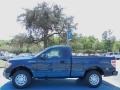 2013 Blue Jeans Metallic Ford F150 XL Regular Cab  photo #2