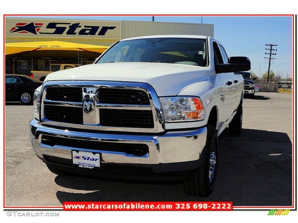 2012 Ram 2500 HD ST Crew Cab 4x4 - Bright White / Dark Slate/Medium Graystone photo #1