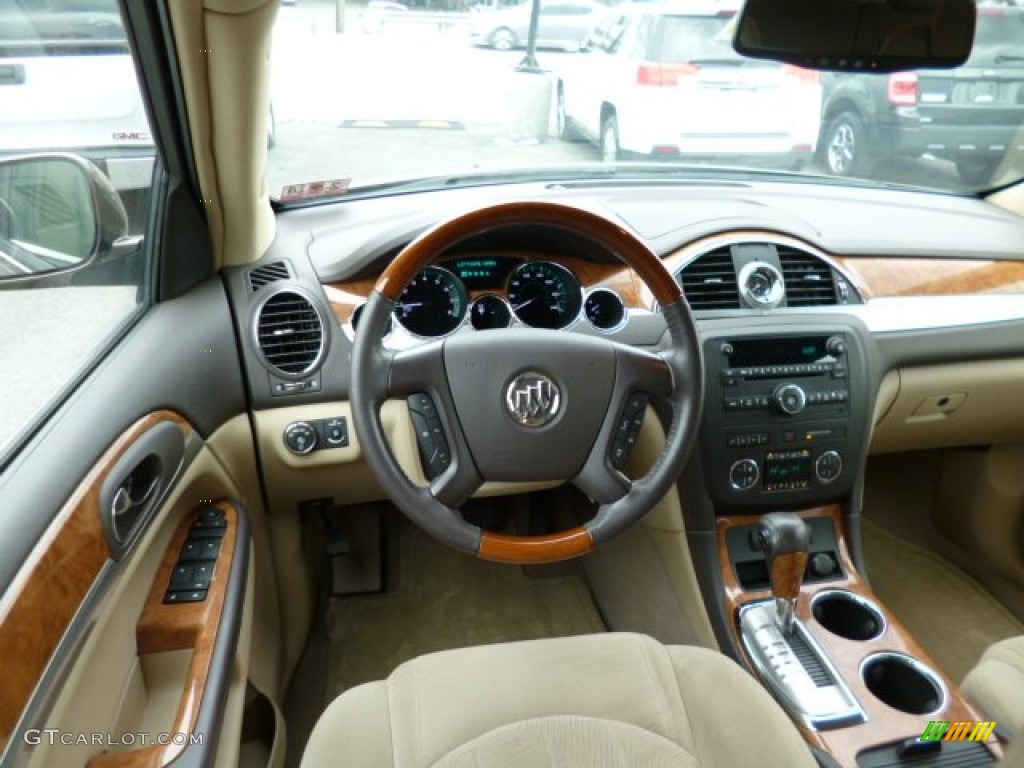 2009 Buick Enclave CX AWD Cocoa/Cashmere Dashboard Photo #79041437