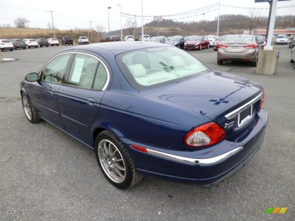 2004 X-Type 3.0 - Pacific Blue Metallic / Ivory photo #5
