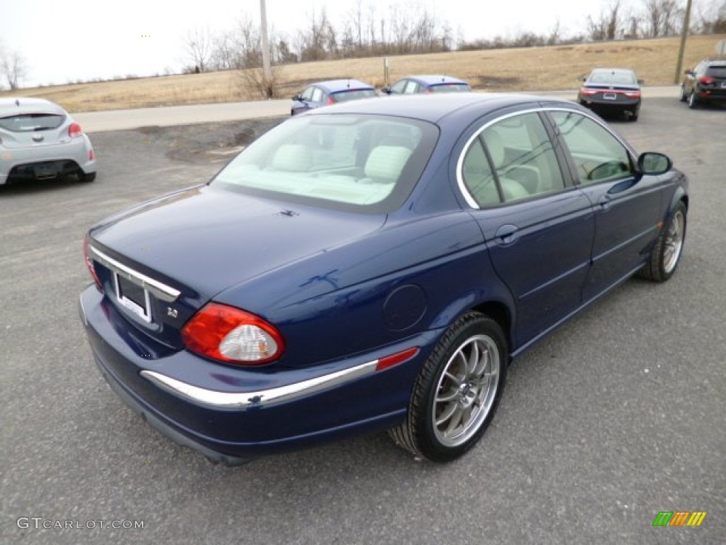 2004 X-Type 3.0 - Pacific Blue Metallic / Ivory photo #7