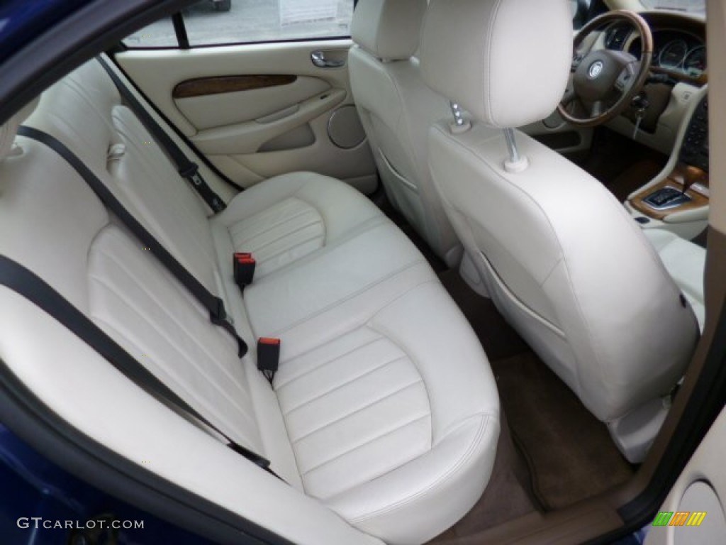 2004 X-Type 3.0 - Pacific Blue Metallic / Ivory photo #12