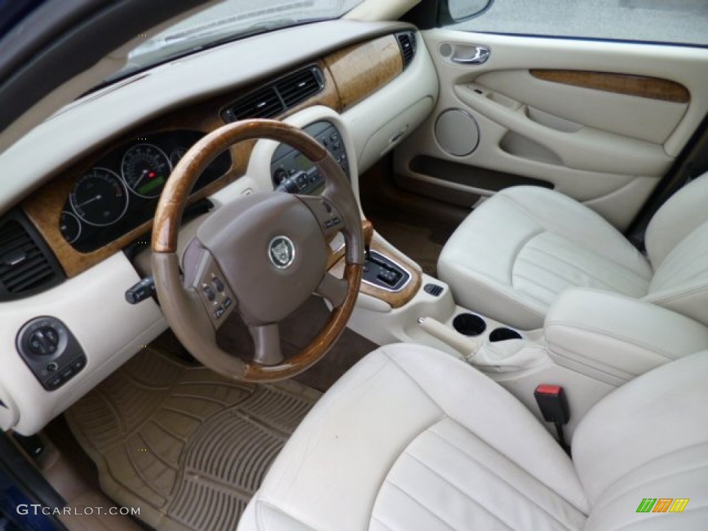 2004 X-Type 3.0 - Pacific Blue Metallic / Ivory photo #16