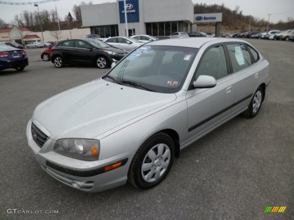 2006 Elantra GLS Hatchback - Sterling Silver / Gray photo #3