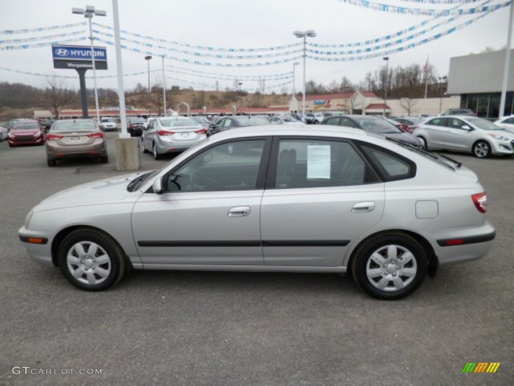 2006 Elantra GLS Hatchback - Sterling Silver / Gray photo #4