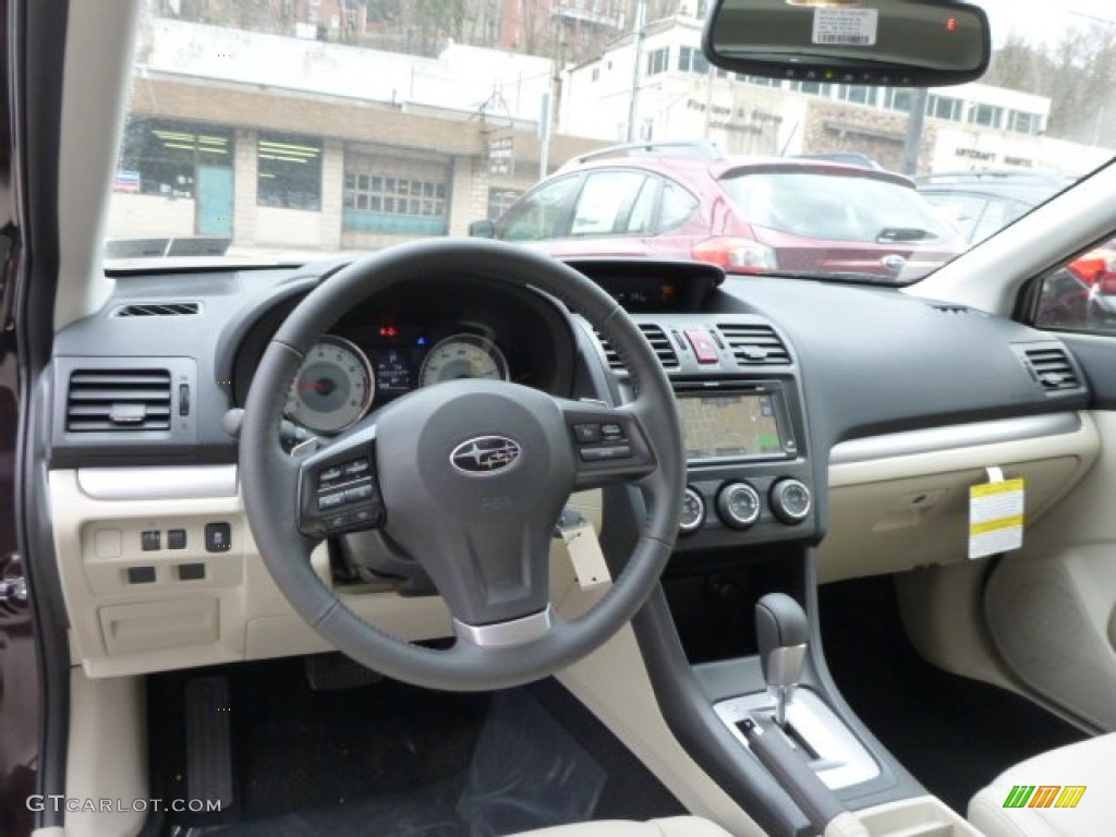 2013 Subaru Impreza 2.0i Sport Limited 5 Door Ivory Dashboard Photo #79042891