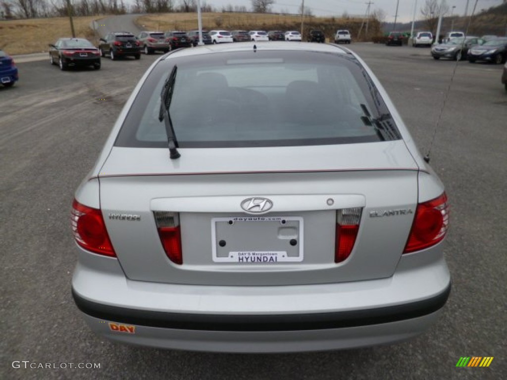 2006 Elantra GLS Hatchback - Sterling Silver / Gray photo #6